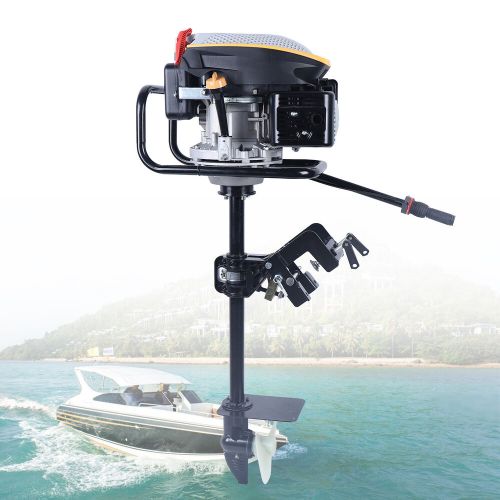 225CC 4 Stroke Heavy Duty Outboard Motor Trolling Boat Engine Gasoline Motor, US $460.50, image 14