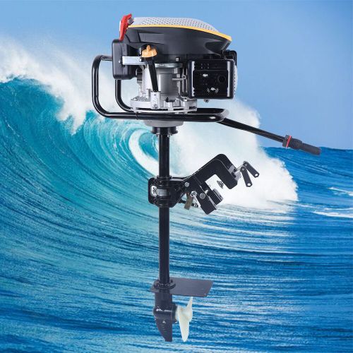 225CC 4 Stroke Heavy Duty Outboard Motor Trolling Boat Engine Gasoline Motor, US $460.50, image 15