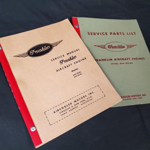 1947 Franklin Aircraft Engine 6A4-150-B3, 6A4-165-B3 Service Manual & Parts List, US $49.95, image 4