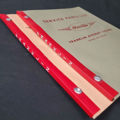 1947 Franklin Aircraft Engine 6A4-150-B3, 6A4-165-B3 Service Manual & Parts List, US $49.95, image 10