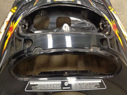 2001 Ski Doo MXZ 800 ZX Chassis Hood Shroud w Vents Decals Black, US $124.99, image 2