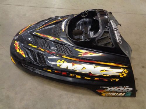 2001 Ski Doo MXZ 800 ZX Chassis Hood Shroud w Vents Decals Black, US $124.99, image 7