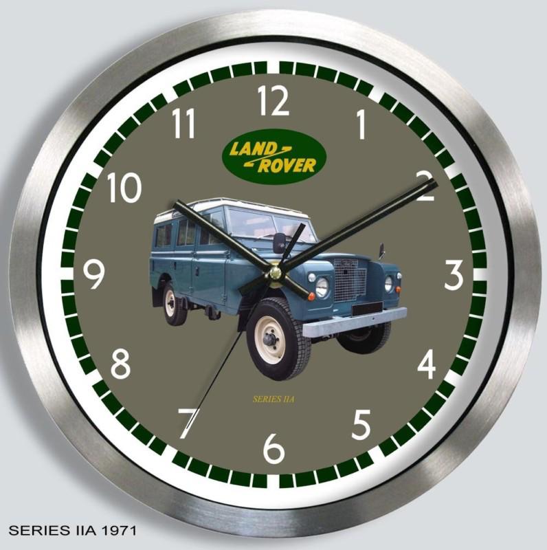 Land rover series iia metal wall clock series 2a 1971