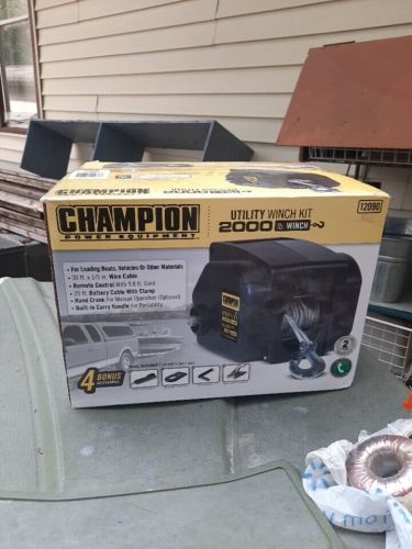 CHAMPION 12090 MARINE/TRAILER UTILITY WENCH KIT 2000LB, US $120.00, image 3