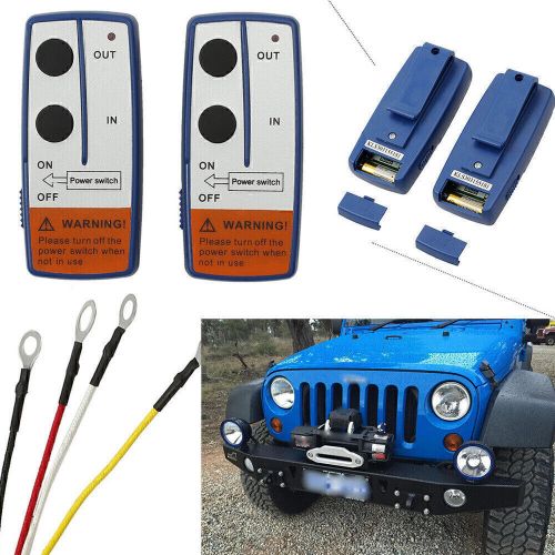 Car Wireless Winch Receiver Remote Control Twin Handset Set 150ft 12V, US $18.53, image 7