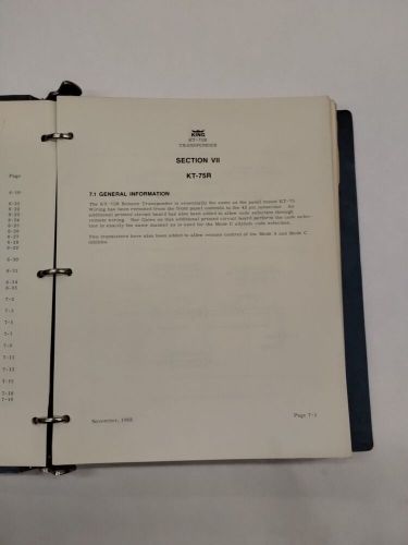 King KT-75/KT-75R Maintenance Manual 1968-72-Original, US $39.95, image 2