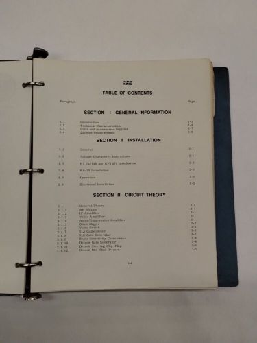 King KT-75/KT-75R Maintenance Manual 1968-72-Original, US $39.95, image 5