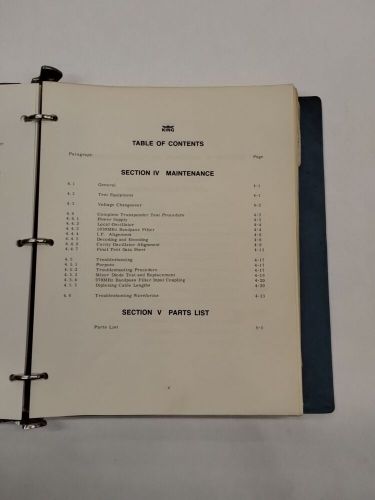 King KT-75/KT-75R Maintenance Manual 1968-72-Original, US $39.95, image 7