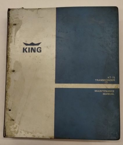 King KT-75/KT-75R Maintenance Manual 1968-72-Original, US $39.95, image 24