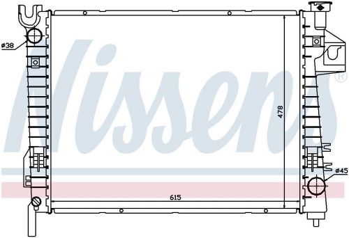 Nissens 69018 Radiator, US $235.13, image 2
