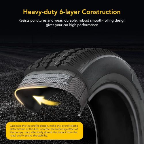 2 Pack 4.80-12 4.80x12 480-12 4.80-12 Trailer Tires with 12'' Rims 4 Lug on 4'', US $103.99, image 5