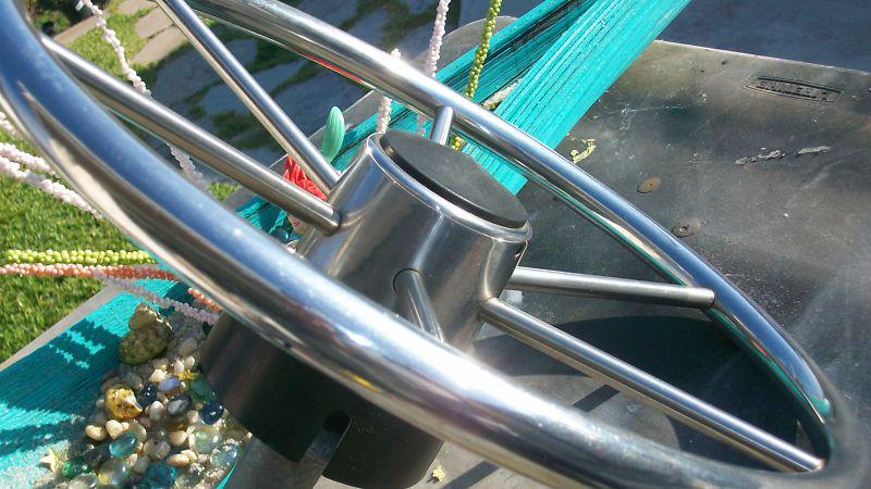 6 Spoke Steel Boat Marine Steering Wheel 15 inch, US $25.00, image 10