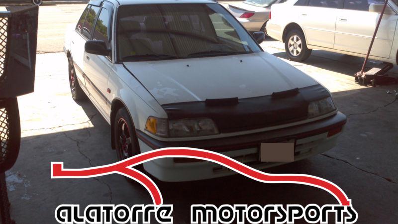 88 89 90 91 civic 4 door sedan jdm style hood bra ef2