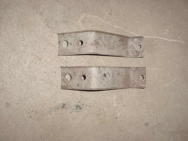 1959 chevrolet impala el camino wagon convertible front valance bumper brackets