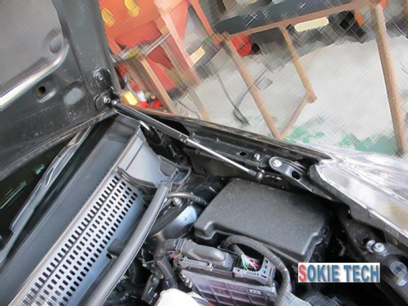 2012 2013 toyota prius v zvw40/41 black color shock lift hood damper kit d2p3