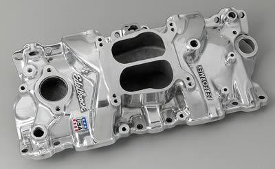 Edelbrock performer intake manifold 21041 chevy sbc 283 327 350 for stock heads
