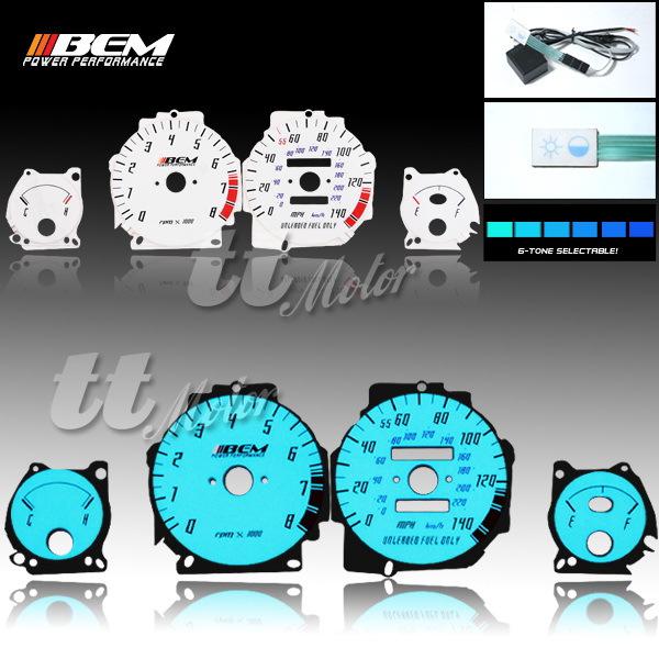 Save bem 1990 1991 1992 1993 acura integra dash board glow gauge cluster face