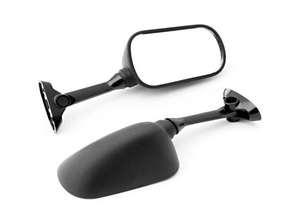 Black motorcycle mirrors left & right for 2003-2008 suzuki sv 650 sv650