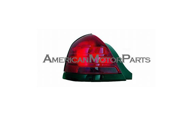 Tyc driver & passenger replacement black tail light 03-04 mercury marauder 4dr