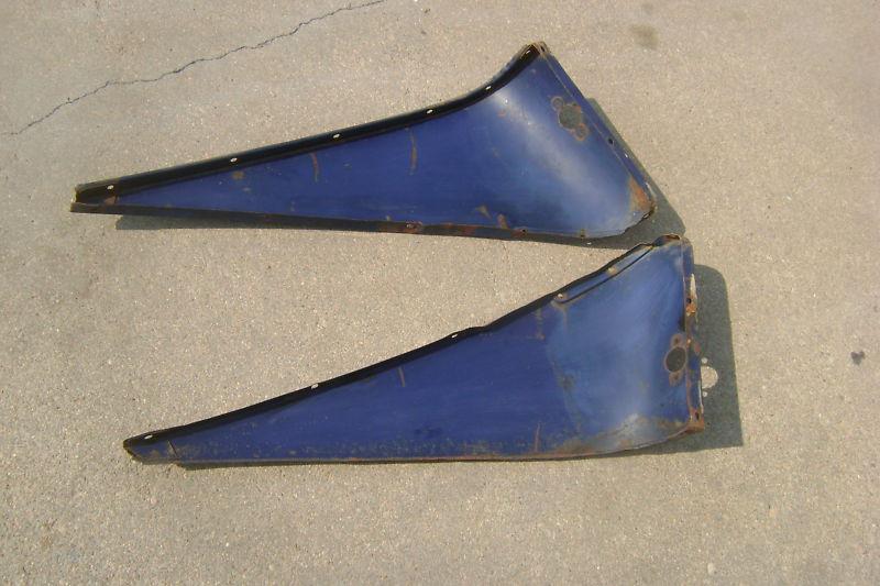 1946 46 Ford FRONT FENDER EXTENSIONS SOLID PAIR, US $125.00, image 4