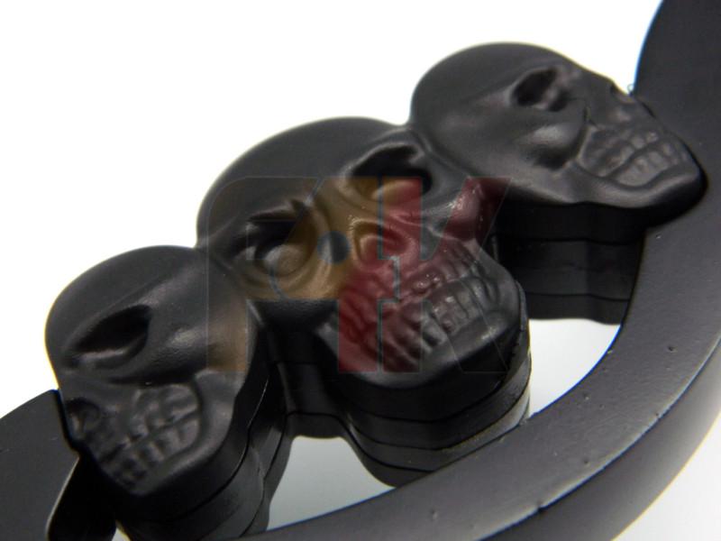 BLACK MOTORCYCLE CRUISER CHOPPER BOBBER CUSTOM FLAME SKULL REARVIEW MINI MIRRORS, US $14.95, image 6