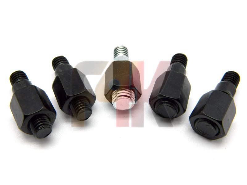 BLACK MOTORCYCLE CRUISER CHOPPER BOBBER CUSTOM FLAME SKULL REARVIEW MINI MIRRORS, US $14.95, image 8