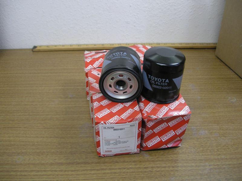 6 genuine oem toyota oil filter fo8 fo-8 new in box 08922-02011 