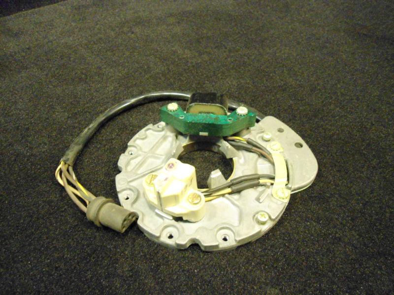 Charge coil & plate assy #582029 #0582029 1979-1982 5-35hp boat motor engine