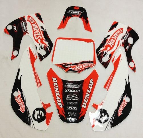 New dirt pit bike 3m graphics kawasaki klx110 kx65 kx 65 decal sticker 12