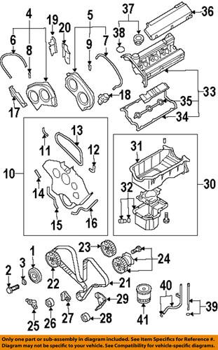 Kia oem 2312439802 engine-damper pulley