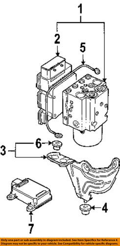 Saab oem 93185682 abs modulator/abs modulator valve