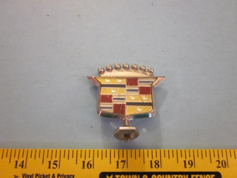 1977 cadillac coupe deville factory chrome hood ornament 