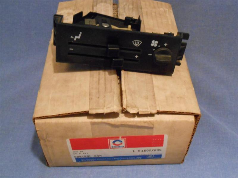 Topkick kodiak heater control nib #16077035 gmc oem 1990 general motors