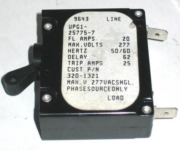 Cummins onan 320-1683 20 amp circuit breaker kit