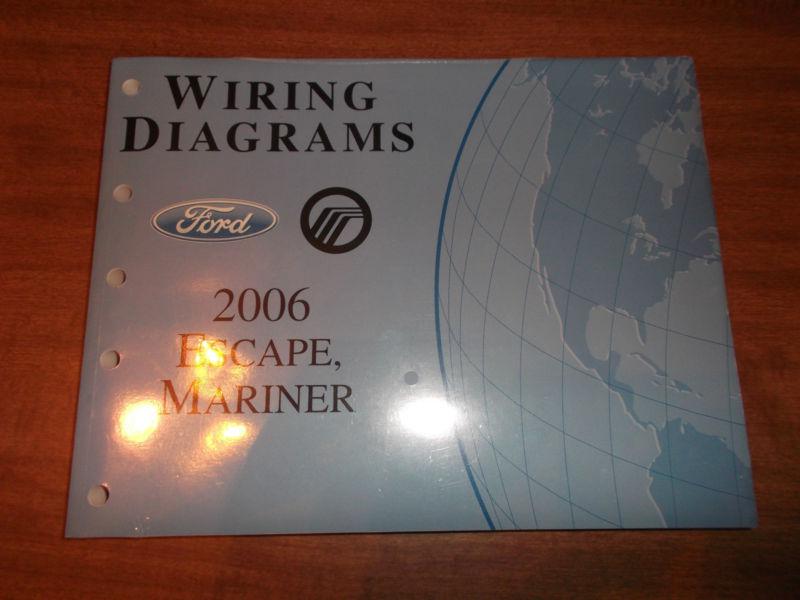 2006 ford escape mercury mariner electrical wiring diagrams service manual book