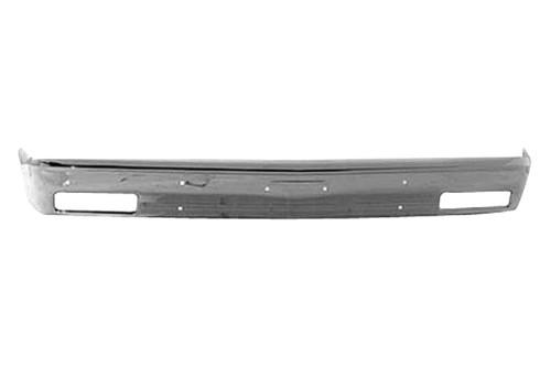 Replace gm1002365v - chevy s-10 front bumper face bar w/o pad holes oe style