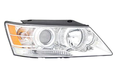 Replace hy2503148 - fits hyundai sonata front rh headlight assembly halogen