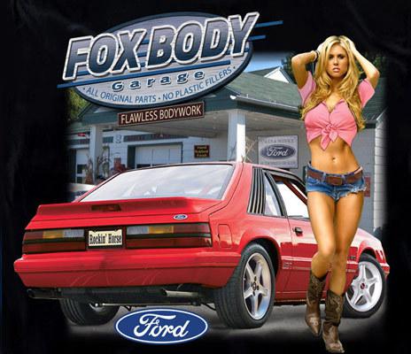  mustang fox body garage  xl  muscle  car  ford