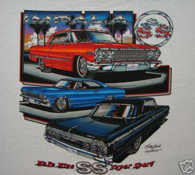  chevy impala ss  x.l  shirt   car   musclecar