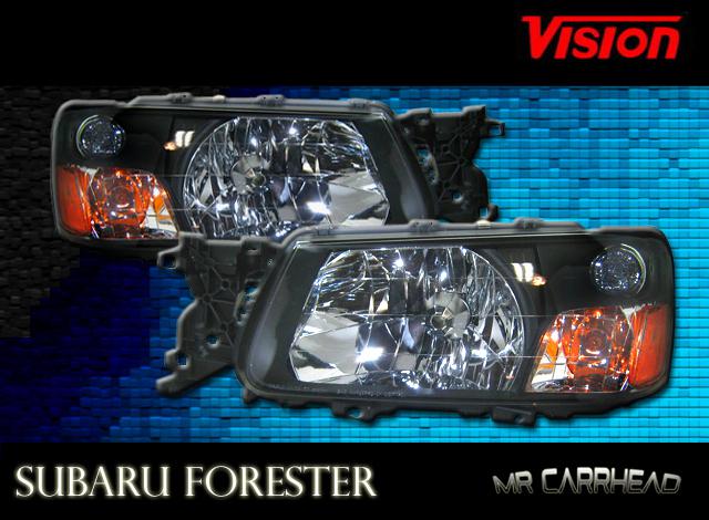 03-04 subaru forester headlights headlamps left & right pair set (fits: subaru)
