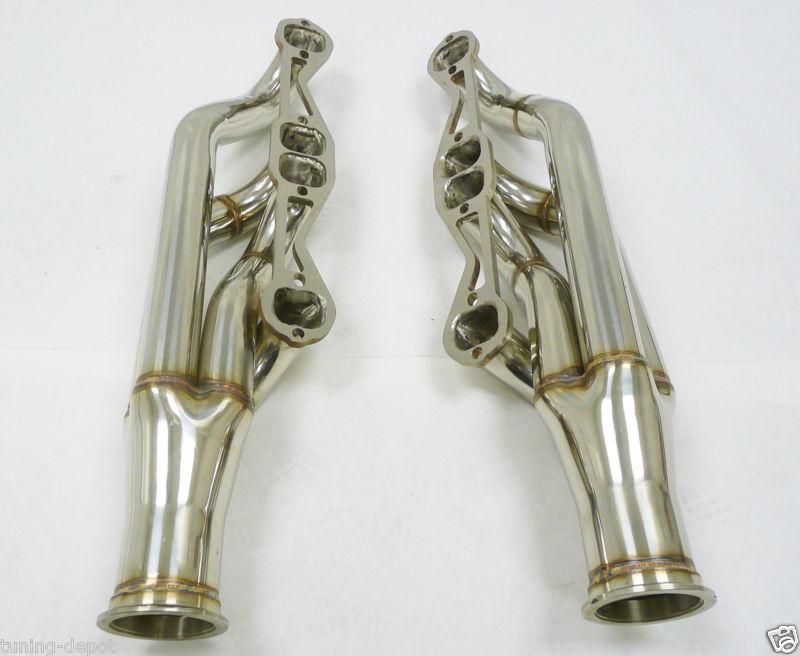 Obx chevy small block turbo header manifold exhaust up and forward 3.0" v-band