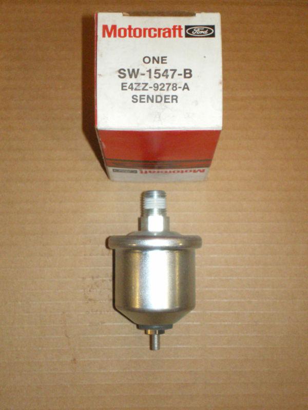 Nos 1965-96 ford lincoln mercury oil pressure gauge switch sw1547b e4zz9278a