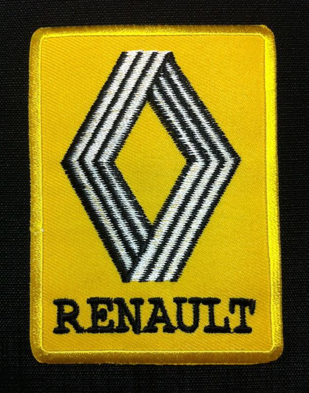Renault embroidered patch iron on badge car motor logo auto racing race rally f1