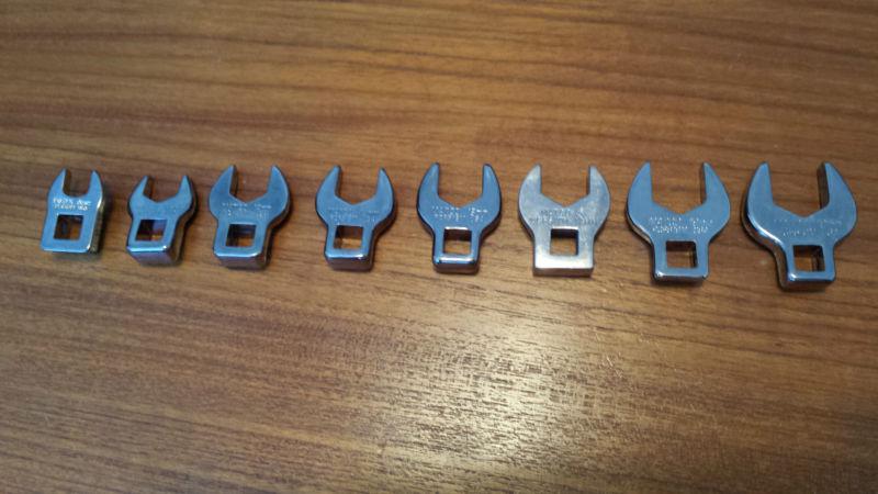 Matco tools 8 pc metric crowfoot wrench set