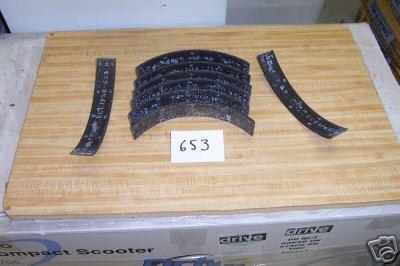 Brake linings 1936 - 1947 chevy, chevy truck gmc wagner (653f)