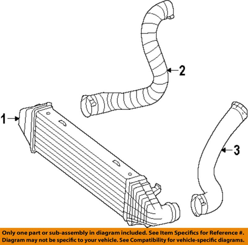 2011-2013 mercedes-benz oem c class 2045000100 intercooler brand new