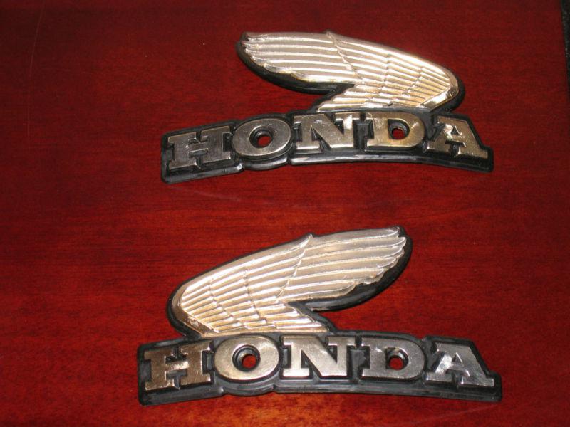 1980-1983 honda fuel tank emblems  cb 650 cb 750 cb 900 cb 1000