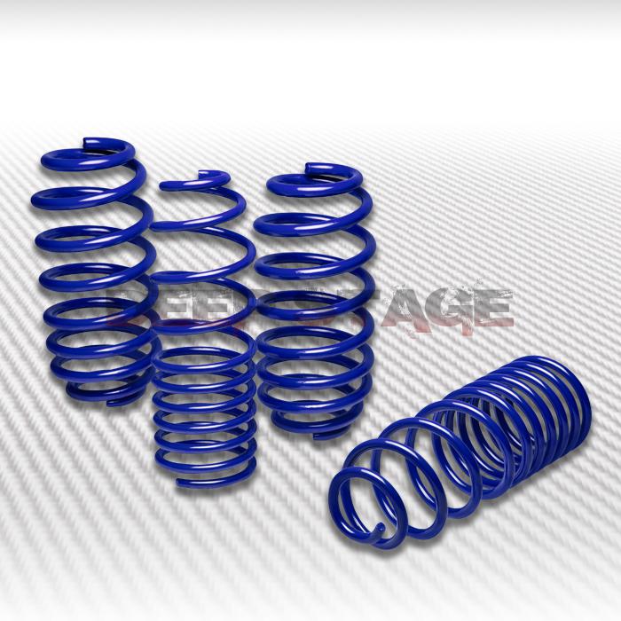 1.5" drop sport suspension racing lowering spring 06-09 civic dx/lx/ex/si blue