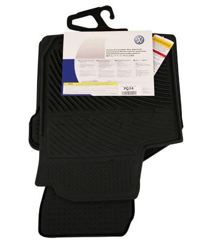 New genuine volkswagen floor mat set - monster mats (black) 1c1061550041