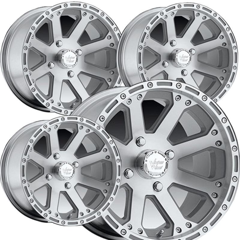 4) 14" rims wheels for 2002-2007 suzuki eiger 400 auto 2x4 sra type 159 outback